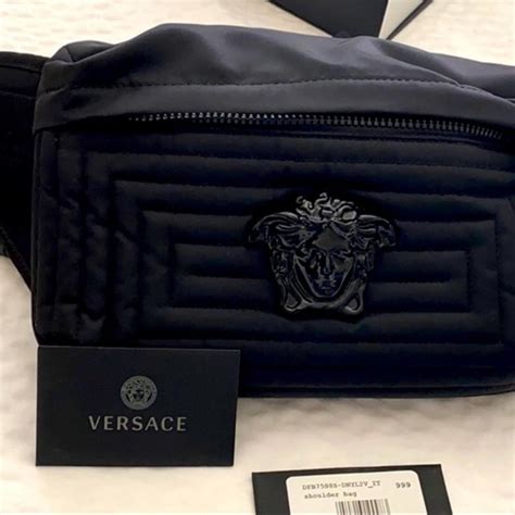 versace fanny pack red|Versace fanny belt bag.